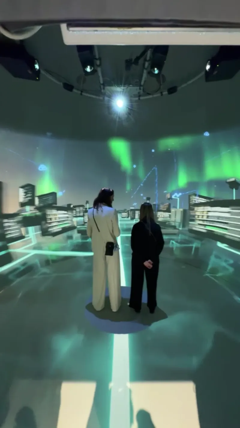 Hero Dome Film BTS — dome interior, live